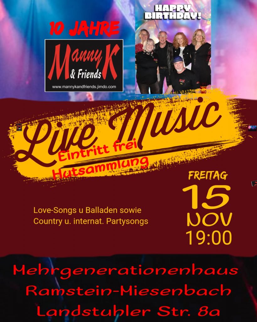 Konzert Manny K. & Friends